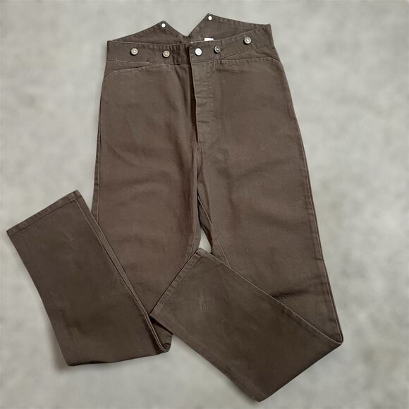 Frontier Classics Pants 34 Mens Western Old West Vintage Trousers Canvas Cowboy - Picture 1 of 9